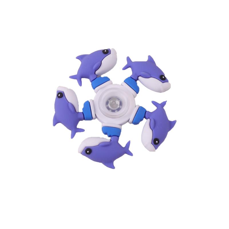 Creative Italian Brainrot Fidget Spinner Hand Premier Spinners Tung Sahur Tralalero EDC Figet Spiner Finger Stress Relief Toys