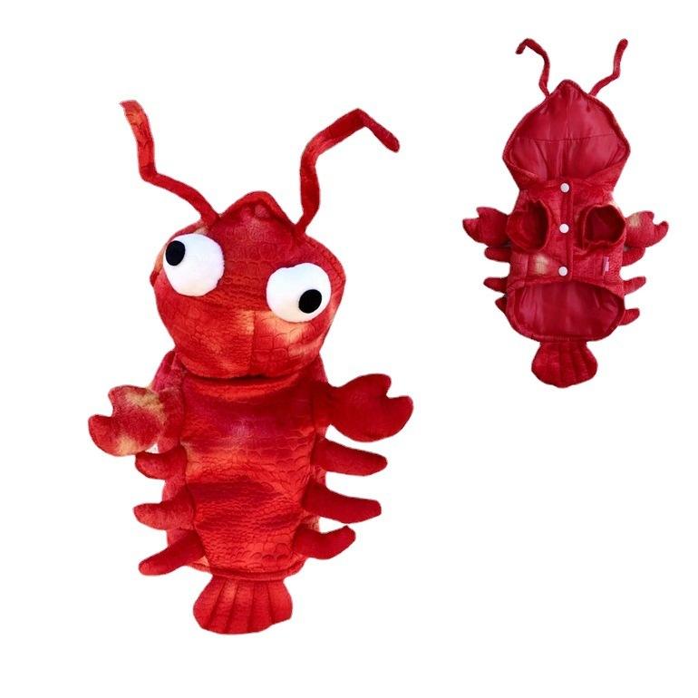 Crayfish Pet Clothes Halloween Funny Cats and Dogs Costumes Large Medium Small Dog Clothes Pet Supplies