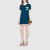 Gucci Short Sleeved Dress Women's Blue 606015-XKA4A-4492