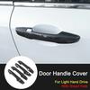 For Honda CRV 5th Accessories 2017 2018     Car ABS Carbon  Gate Door Handle Covers Trim Stickers Accessories