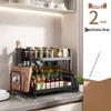 Multi-functional Kitchen Countertop Storage Rack