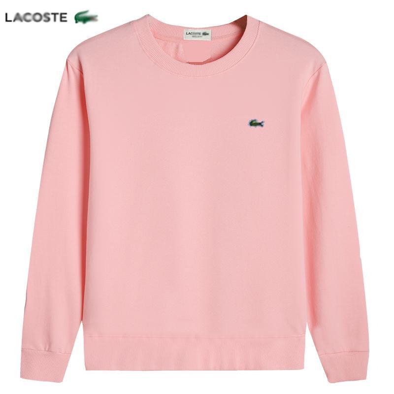 Unisex French Fish Embroidery Thin Round Neck Hoodie, Casual Long-Sleeved Design