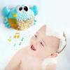 Adorable Red Plastic Cartoon Crab Baby Bath Toy With Music And Bubble Fun Machine