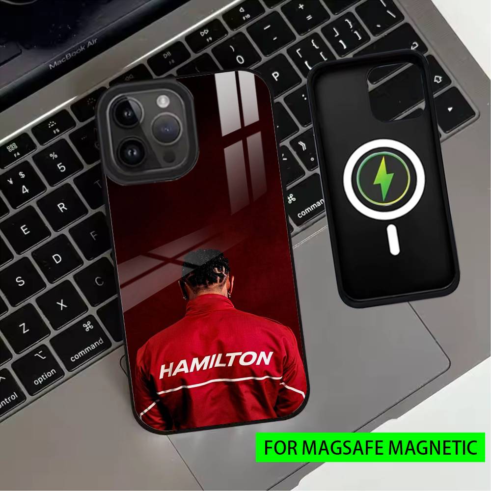Coole L-Lewis H-Hamilton-es Handyhülle Für iPhone17,16,15,14,13,12,11 Plus,Pro Magnetisch Für Magsafe Kabelloses Laden