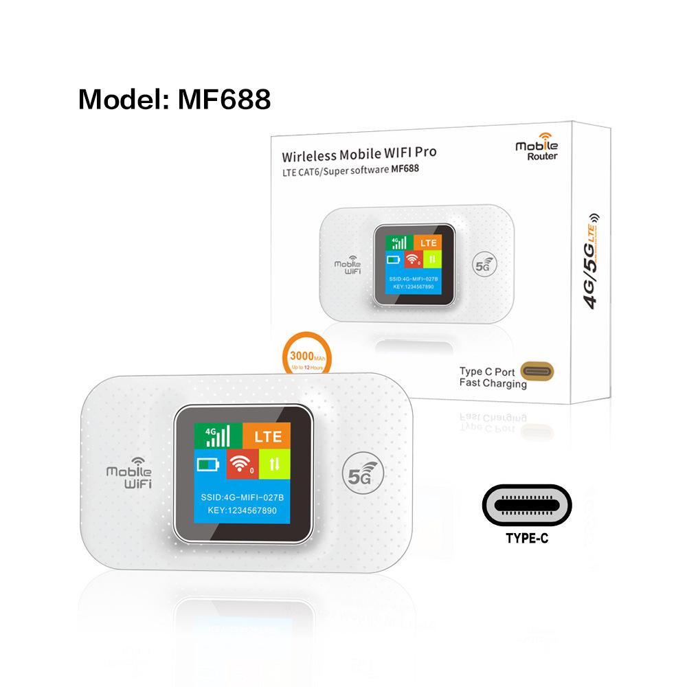 Pocket 4G Portable WiFi Router with TYPE-C and SIM Card Slot (EU)