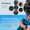 Bluetooth Smartwatch with AMOLED 1.32-inch display, LED flashlight, compass, and outdoor features