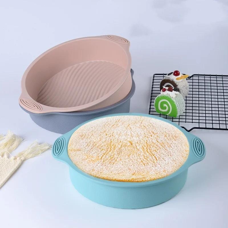 Non-Stick Food Grade Cake Silicone Mold Easy To Demould DIY Cupcake Cookies Fondant Bread Chocolate Mold Baking Tools