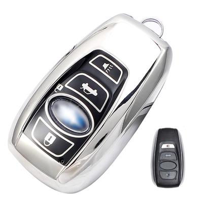 LETINGFAR Schlüsselhülle, Für Subaru, Smart Key Hülle, Schlüsselabdeckung, 4 Tasten, TPU, Gut