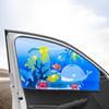 Cartoon Magnetic Car sun protector Side window sunshade curtain Summer Adjustable sunscreen Baby shade solar UV foils