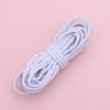 Colorful Round Elastic Cord for Hoodie and Pant Cuffs, Waist Drawstring, High-Elasticity Rubber Latex Thread Elastic Band