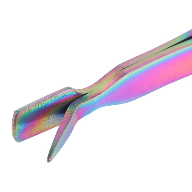 Stainless Steel Nail Shaping Tweezers For Uv Gel Tips C Curve Pinchers Sculpture Clip Nail Art Tools