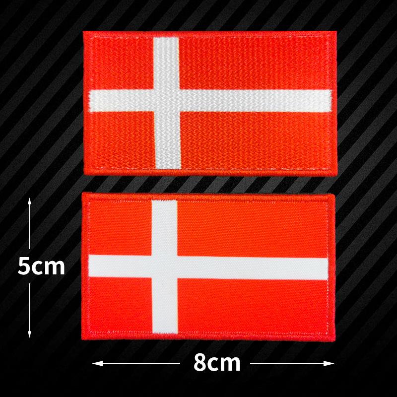 5 Stück Weltflagge Stickerei Stoffaufkleber Armband Klettverschluss DIY Aufnäher Stickerei Stoffaufkleber