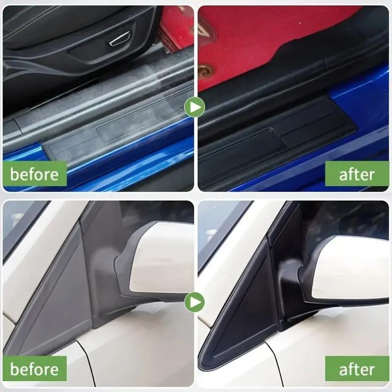 Car Interior Plastic Restorer – Dashboard & Door Panel Renewing Agent, Anti-Aging Rubber Care, Removes Oxidation & Whitening, Deep Conditioning Polish