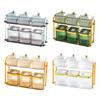 6 Compartment Appetizer Tray with Lid for Party Treats And Snacks