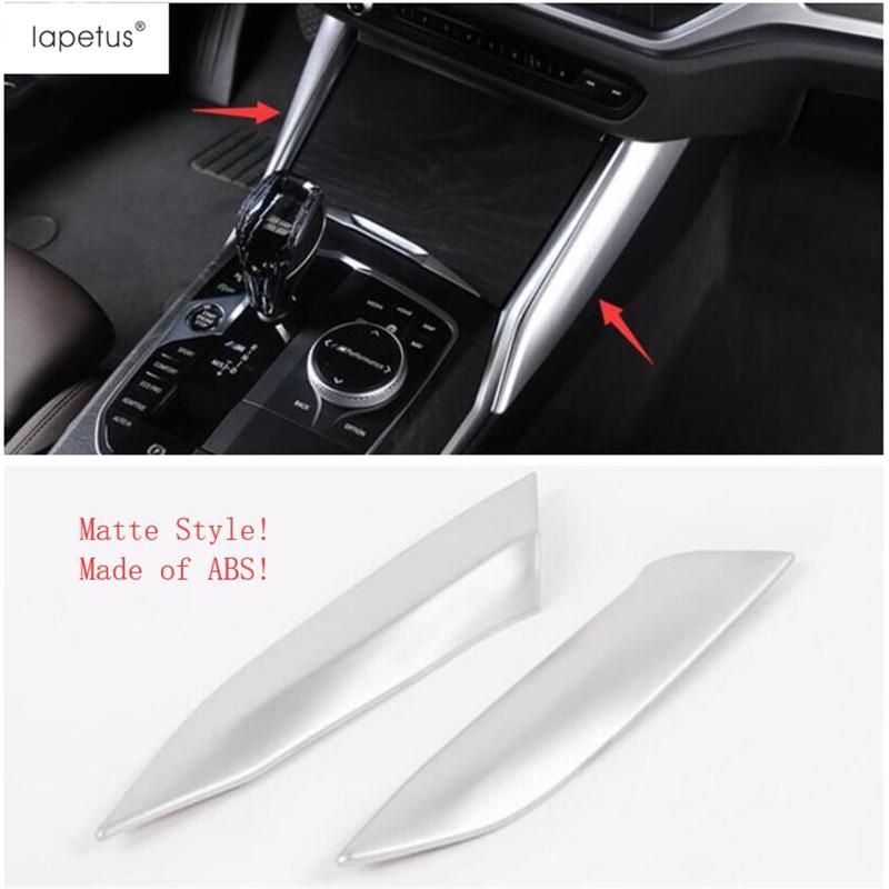 Center Control Gear Shift Panel Strip Decoration Cover Trim For BMW 3 Series G20  - 2024 Carbon Fiber / Matte Accessories