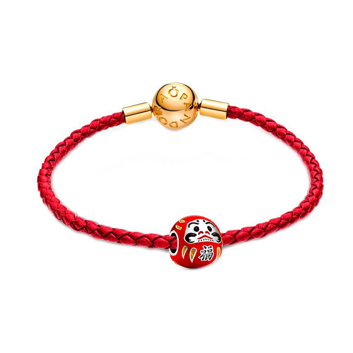 Pandora Linked Leather Bracelet Unisex Bracelets ZT639 Box,19cm