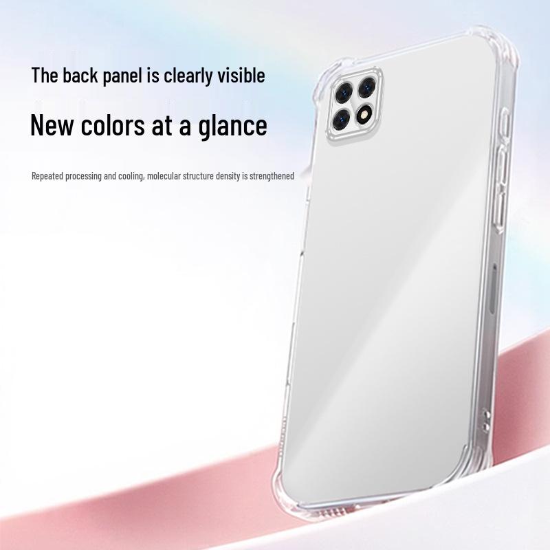 OPPO A72 Airbag Anti-Drop Transparent TPU Protective Phone Case