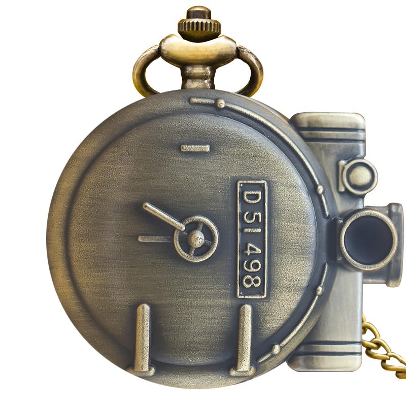 

Vintage Bronze Steampunk Steam Train Carved Quartz Pocket Watch Necklace Pendant Clock Chain Men Women Chain Gift бронзовый