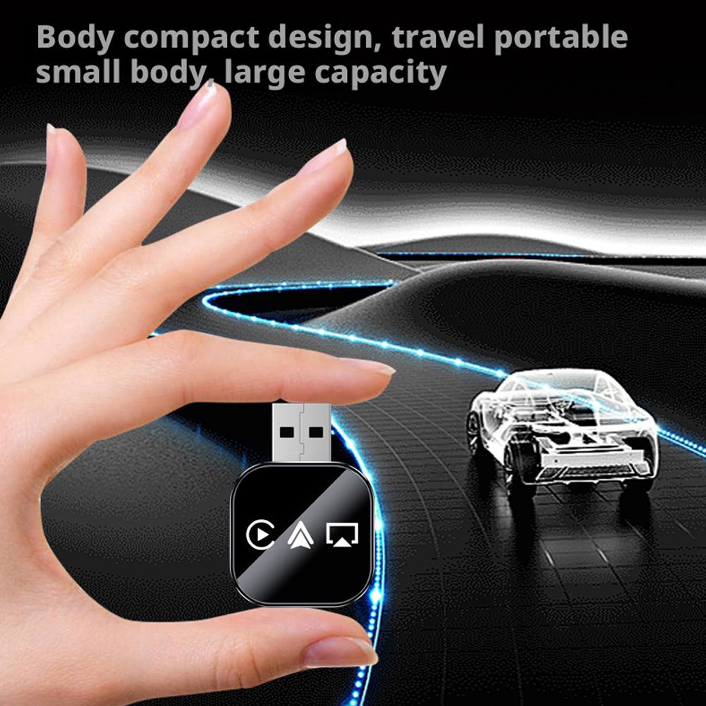 2025 Upgrade 3 in 1 Wireless Carplay Mirror Link Adapter Instant Wired to Wireless Conversion Plug & Play for Wired Carplay