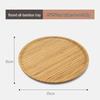 RuHan Round Rice Husk Snack & Tea Tray