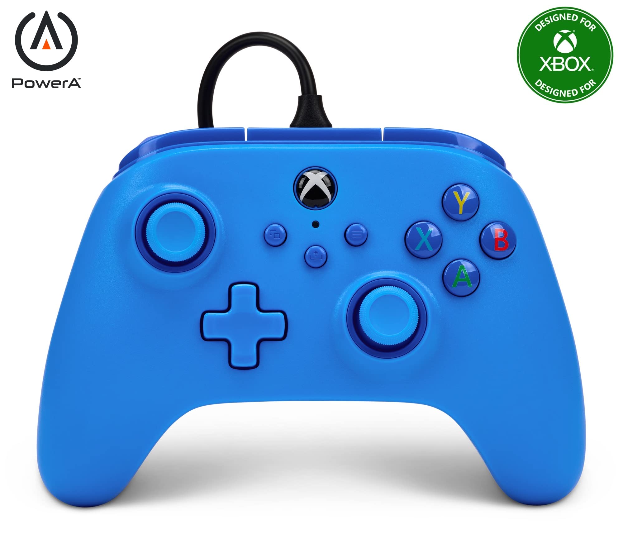 

Year PowerA Wired Controller Xbox Series Xbox One PC for Windows Blue Double Vibration Function [2 Warranty] XS 10/11 (Official Licensed) 1519367-01