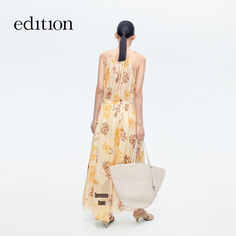Edition Women's Printed Ramie Maxi Dress