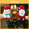 Adorable Santa Claus Plush Toy With Wrist Paddle Bracelet Soft And Short Plush Material