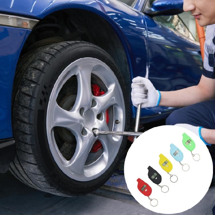 Travel Friendly Mini Tire Pressure Gauge with Keychain For Accurate Monitoring And Peace Mind During Journey Travel