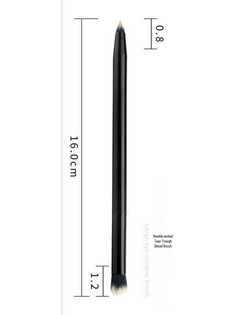 Pointed Tail 9-Piece Makeup Brush Set with Fiber Bristles