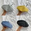 Korean Vintage Cotton Beret Hat With Breathable Design For Women Summer Style