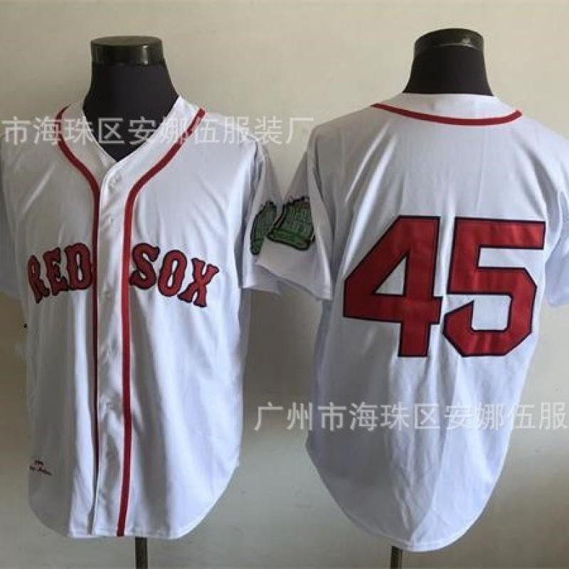 2026 Boston Red Sox Retro Embroidered Baseball Jersey Mens Womens Team Sports Uniform