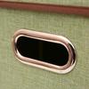 Square Cotton Linen Folding Storage Box Home Bedroom Clothes Quilt Storage Organizer Fabric Underwear Storage Box with Cover