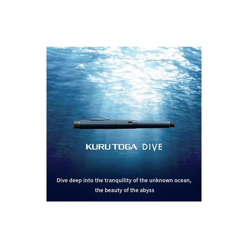 Mitsubishi Pencil Kuru Toga Dive Mechanical Pencil 0.5mm Abyss Blue 301473000