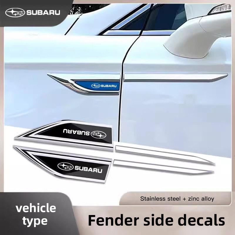 2Pcs Car 3D Metal Emblem Decals Trunk Fender Logo Badge For Subaru Impreza Outback Legacy WRX STI BRZ Forester XV Crosstrek et4