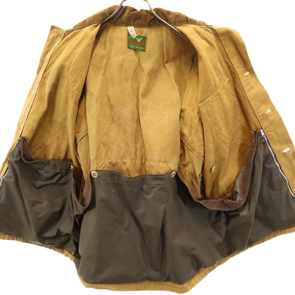 STREAM AND FIELD 70s Vintage Hunting Jacket Beige Men's Used