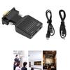 HDTV To VGA Adapter Converters Output Computer Set Top Box Connector Dongle for Laptop PC Monitors Projectors 3.5mm Cabl