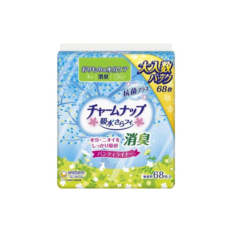 

Charm Nap water-absorbing smooth panty liner deodorant type 68 sheets × set of 3