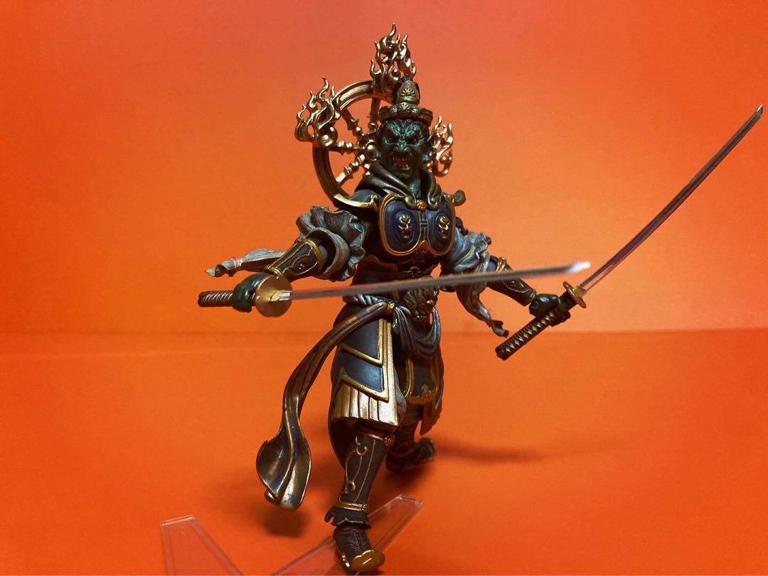 

[USED] Kaiyodo Revoltech Takeya Jikokuten Shokudaikiri Mitsutada Two-sword Style