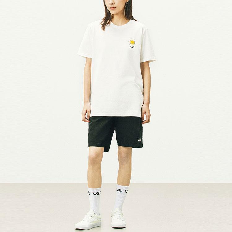 Vans X Mooncasket Collaboration Checkered Print Woven Shorts Women shorts Black VN0A5H4UBLK