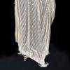 Versatile 140×140cm Lace Shawl Elegant Hollowed-out Design Knitted Shawl Breathable Tassel Shawl for Women