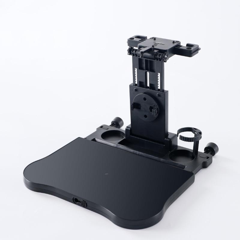 Car Travel Multifunctional Seat Back Table: Adjustable Cup Holder & Laptop Stand for Adults & Kids