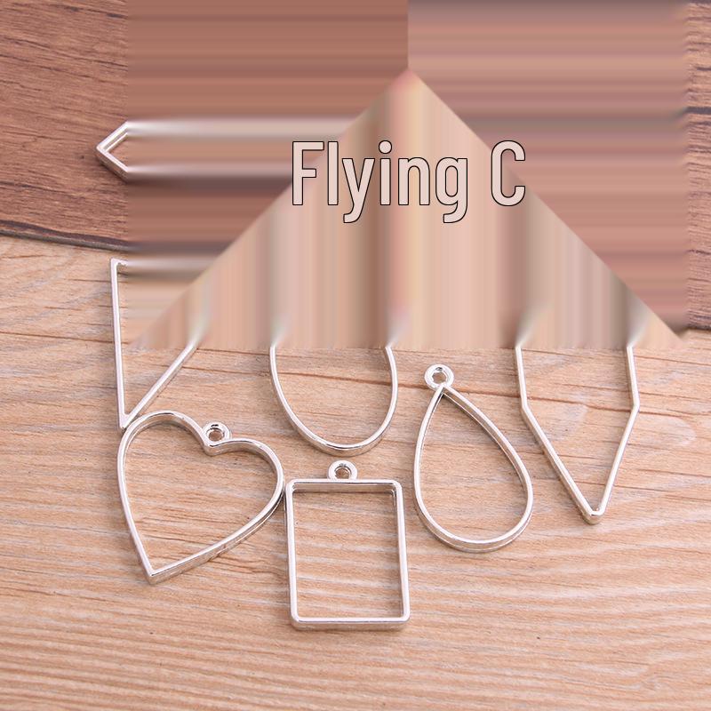 7-Color DIY Alloy Jewelry Geometric Epoxy Resin Mold Frame