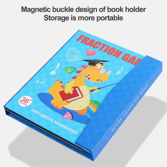 1 Set Mathematics Toy Fraction Tiles Circles Set Magnetic Math Manipulatives Educational