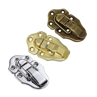 Iron Heavy Duty Trunk Toggle Catch Vintage Jewelry Chest Wooden Wine Box Gift Case Suitcase Hasp Latch Lock with Screw 69*40mm