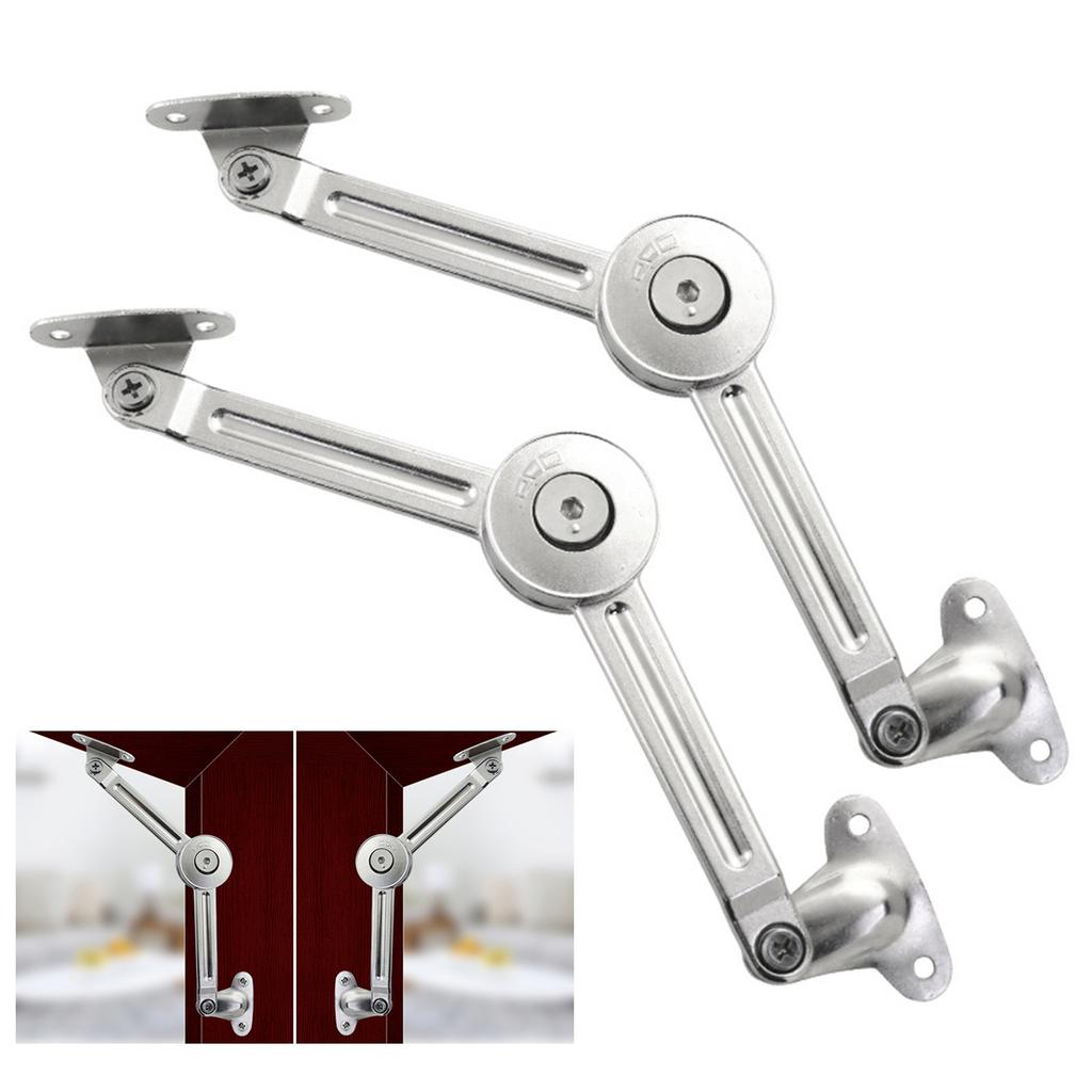 Pack Of 2 Zinc Alloy Soft Close Hinges for Toy Box Chest Storage Box Adjustable Tension Safe Gentle Lid Closures