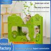 Two-Layer Felt Cat Cave Bed: Multi-Level Hiding House for Kittens