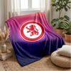 Middlesbrough Football Print Flannel Blanket, Soft Warm Lightweight Throw Blanket for Sofa Bed Camping