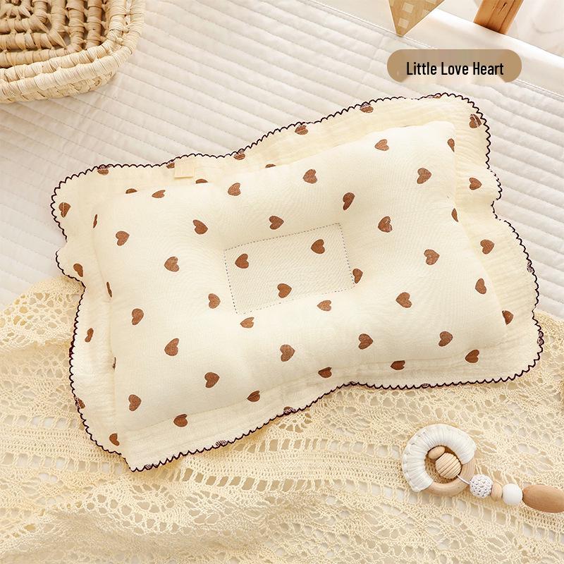 Poduszka Kształtująca dla Noworodków z Czystej Bawełny - Przeciw Płaskiej Główce dla Niemowląt i Małych Dzieci