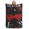 Flannel Throw Blanket Dexter Morgan Movies Warm Plush Blankets Soft Bedspread for Bed Living room Home Travel Sofa