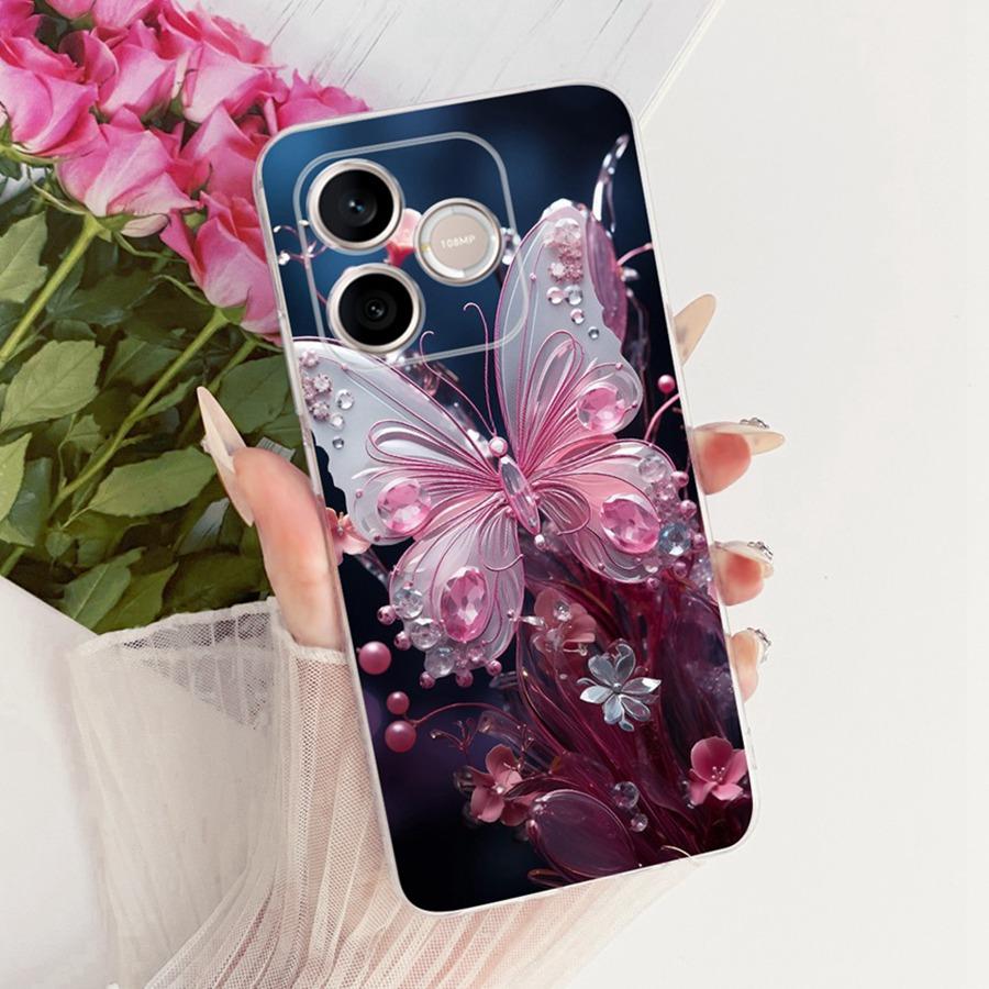 Pro Honor 600 Lite Pouzdro na telefon s počátečním písmenem pro Huawei Y6p Y 7 P Matný zadní kryt Ochrana fotoaparátu Nárazuvzdorná pouzdra